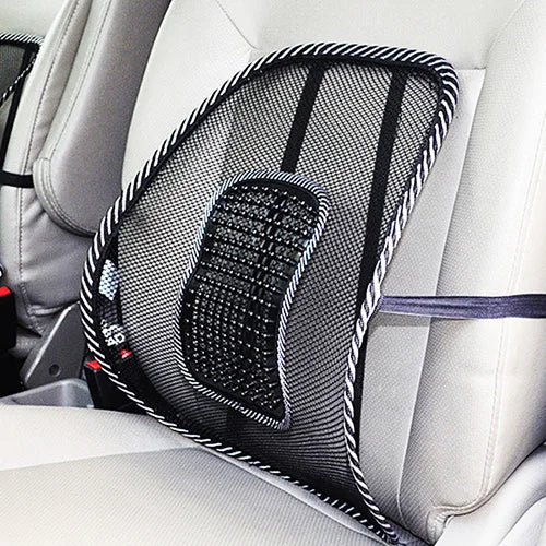 Car Seat Chair Back Cushion Mesh Lumbar Back Brace Car Seat Chair Cushion Massage Back Cushion Pad Support Home Office