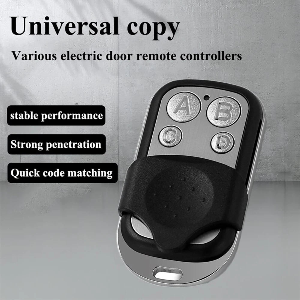 433MHz Remote Control 4CH Car Key Garage Door Gate Opener Duplicator Universal Copy Garage Door Car CAME RemotesC