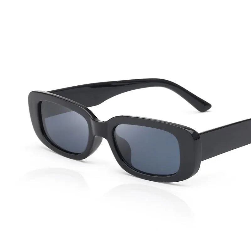 Box black new sunglasses male European glasses female retro anti-UV sunglasses