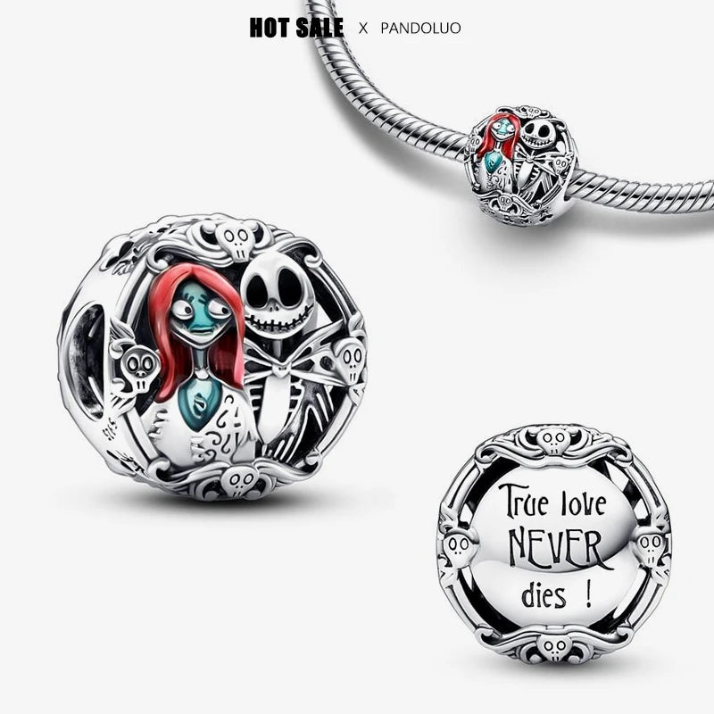 New in Disney Series Charm Beads Fits Pandora Original Charms Bracelet For Women 925 Silver Pendant Bead DIY Jewelry Hot Sale