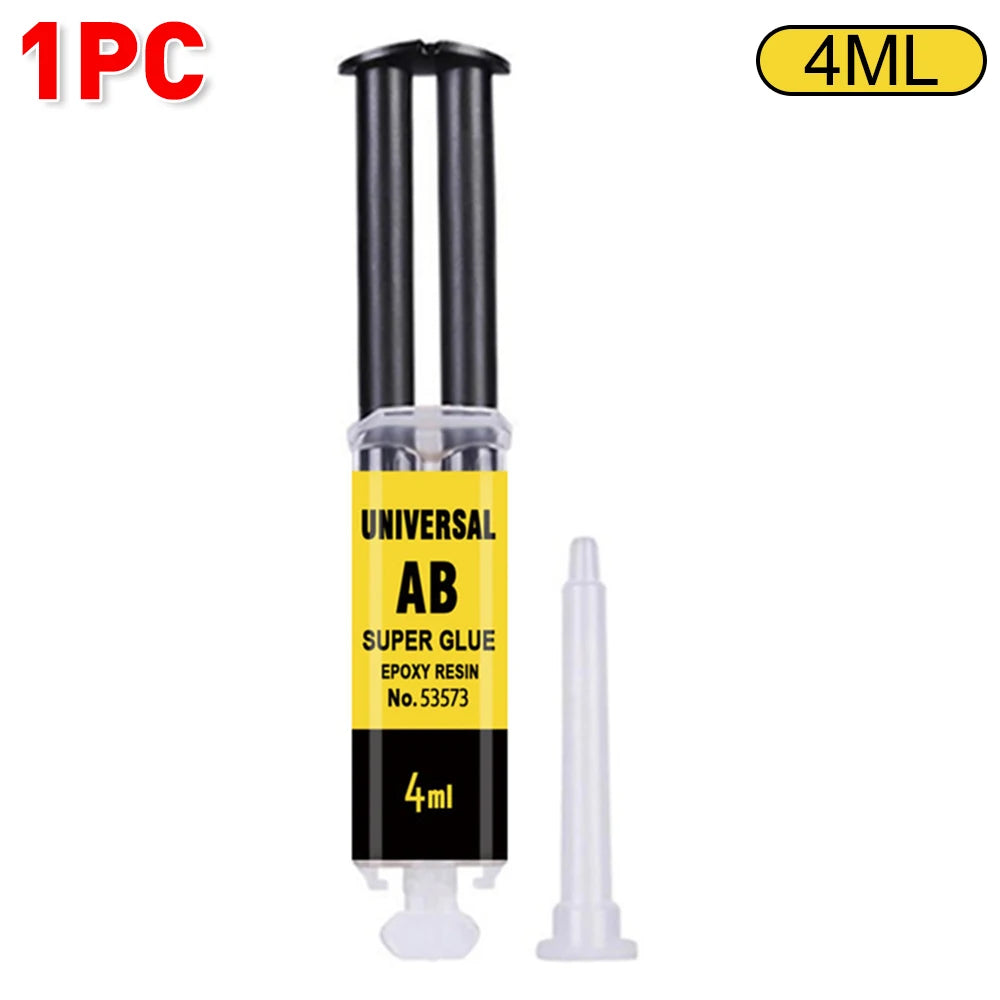 4/25ml Epoxy Resin AB Glue Waterproof Instant Fast Adhesive Repair Strong Super Liquid Glue For Wood Plastic Metal Glue Welding