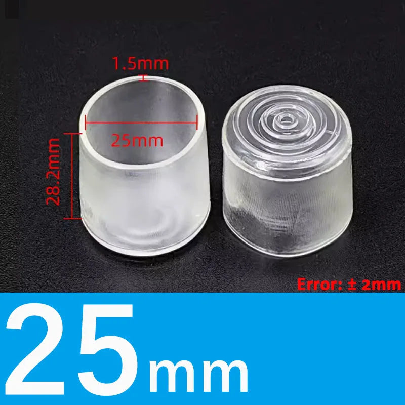 2-10 Pcs Transparent Round Non-slip Furniture Covers Chair Leg Caps Rubber Feet Protector Pads Leveling Feet Decor Dia 16mm-30mm