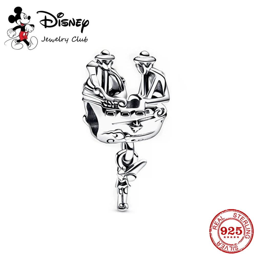 Disney Minnie Mouse Rocket Raccoon Charms Pendant Fit Pandora Charms Silver 925 Original Bracelet Beads Charm for Jewelry Gift