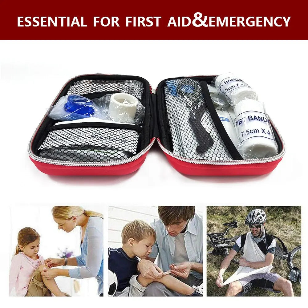 Empty Emergency Medicial EVA First Aid Bag for Travel Camping Car Outdoor First Aid Portable Case Storage