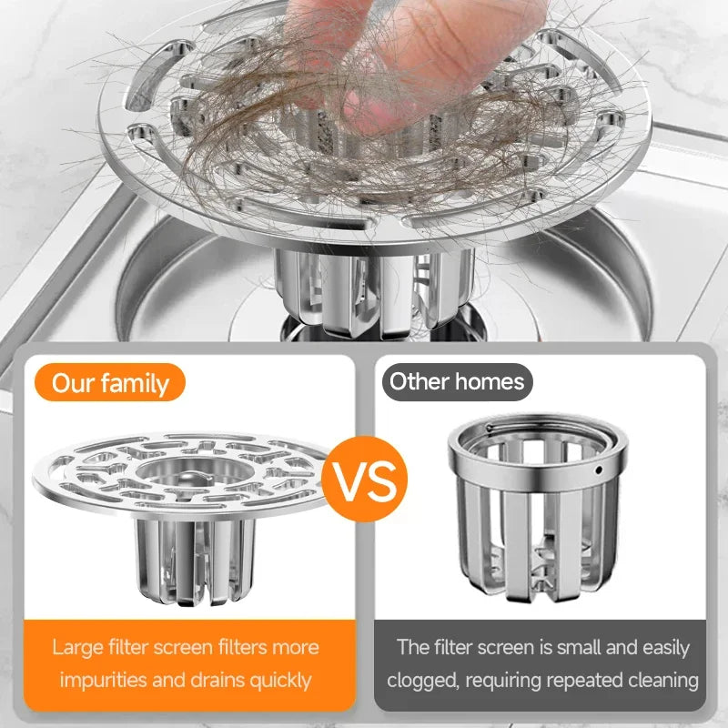 Magnetic Self-Closing Odor and Insect Proof Floor Drain Core Deodorant Anti-Odor No Smell Bathroom Toilet Sewer Shower Drain