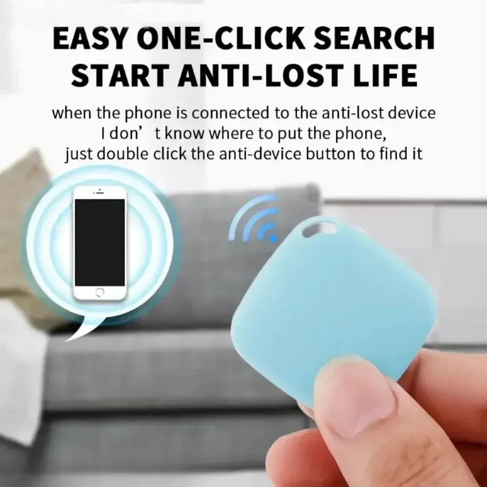 Clearance_Mini Bluetooth 5.0 Tracker AntiLost Device Round Pet Kids Bag Wallet Tracking Smart Finder Locator gps tracker  wirele