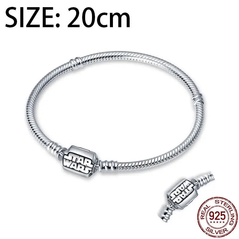 New Charm plata de ley 925 Silver Disney Star Warsries Mandalorian Helmet Charm Bead Fit Original brand bracelet Birthday Gift