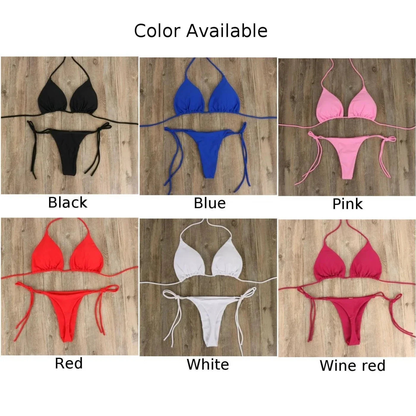 Comfortable Swimming Women Swimsuit 1*Bra+1*Panties Bandage Style Brazilian Swimwear Fashionable NO Steel Support