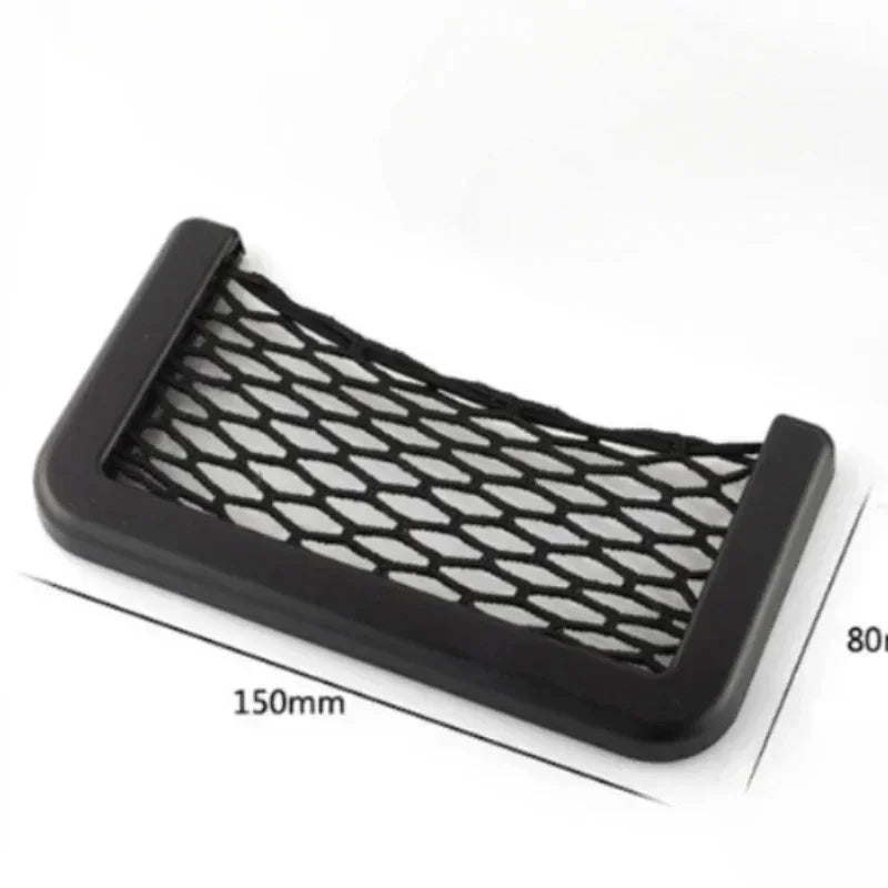 Auto Seat Side Interior Back Sundries Pocket Mesh Storage Bag Phone Net Pocket Holder Car Storage Bag Elastic Flexible Nets