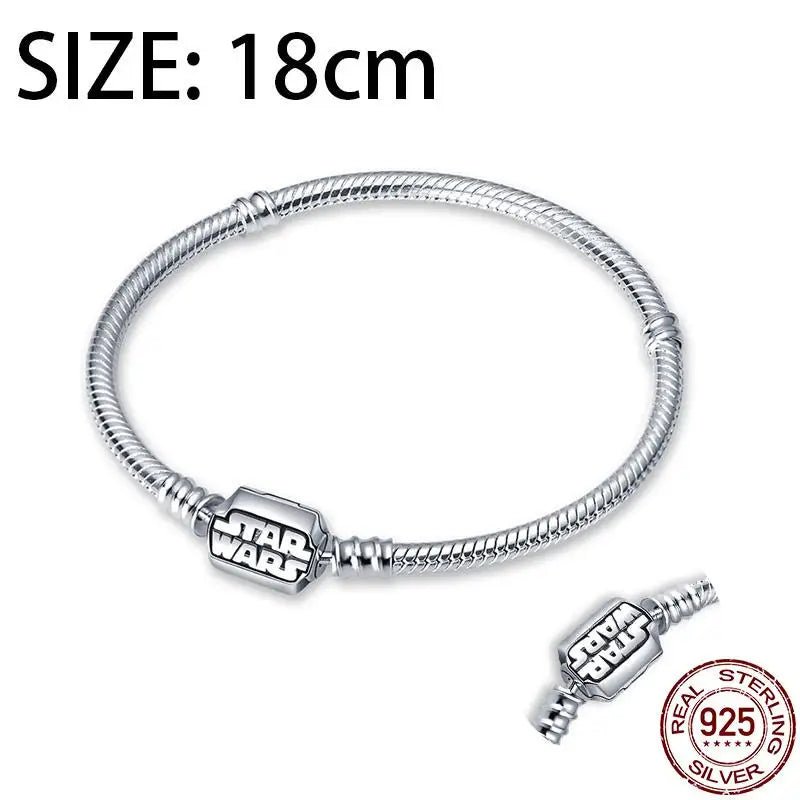 New Charm plata de ley 925 Silver Disney Star Warsries Mandalorian Helmet Charm Bead Fit Original brand bracelet Birthday Gift