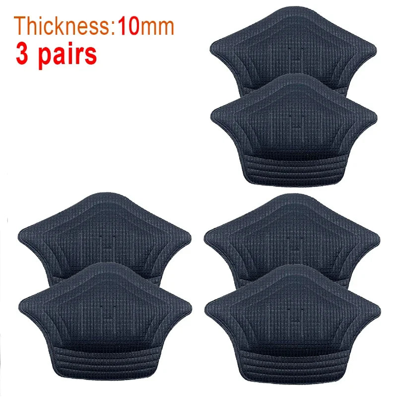 3pair/6pcs Insoles Patch Heel Pads for Sport Shoes Back Sticker Adjustable Size Antiwear Feet Pad Cushion Insert Insole