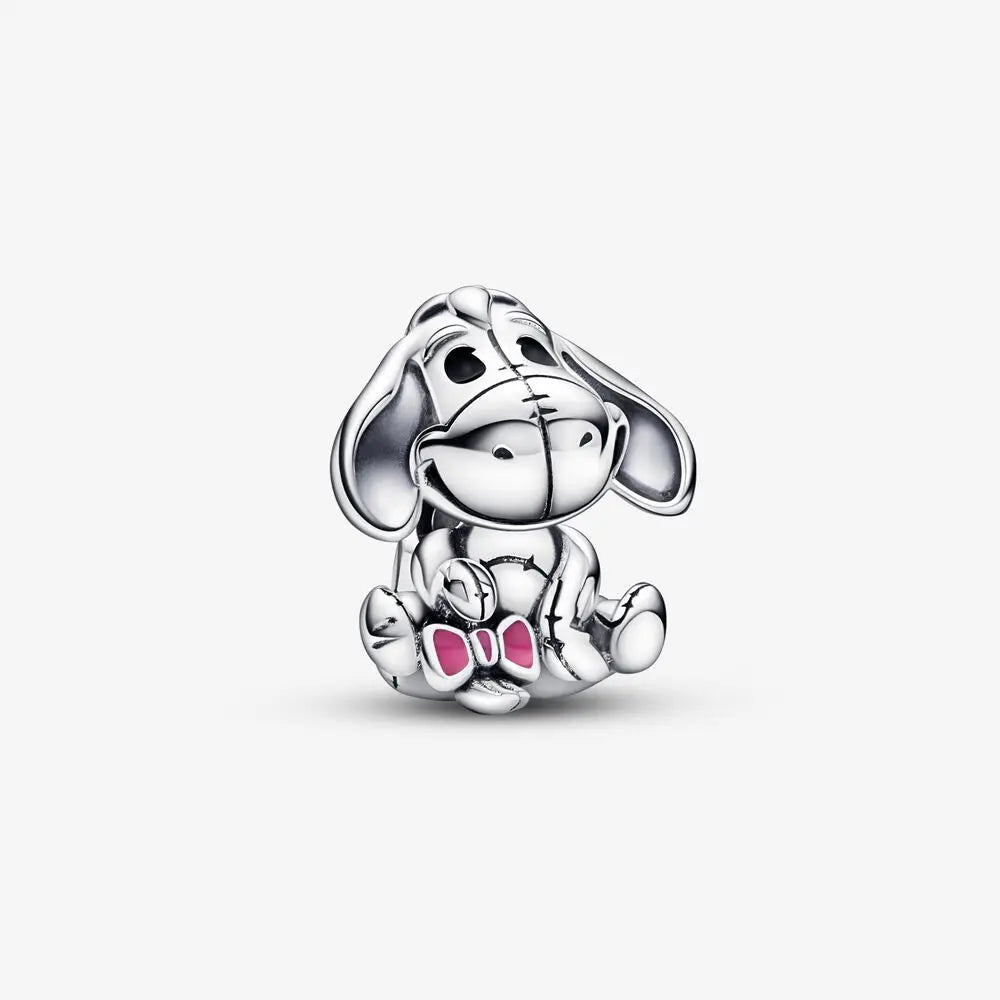 925 Sterling Silver Collection Minnie Safty chain Alice Stitch Charm Beads Suitable For Pandora Bracelets Jewelry Making