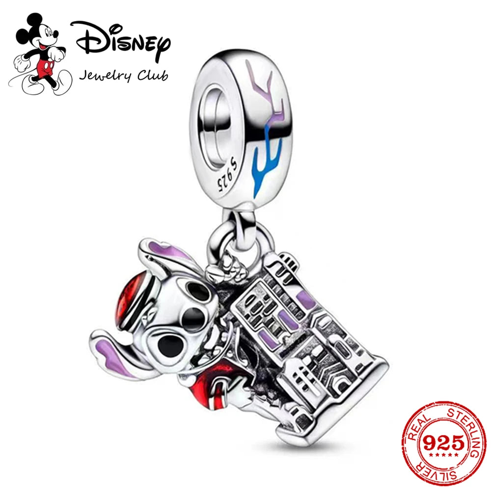 Disney Minnie Mouse Rocket Raccoon Charms Pendant Fit Pandora Charms Silver 925 Original Bracelet Beads Charm for Jewelry Gift