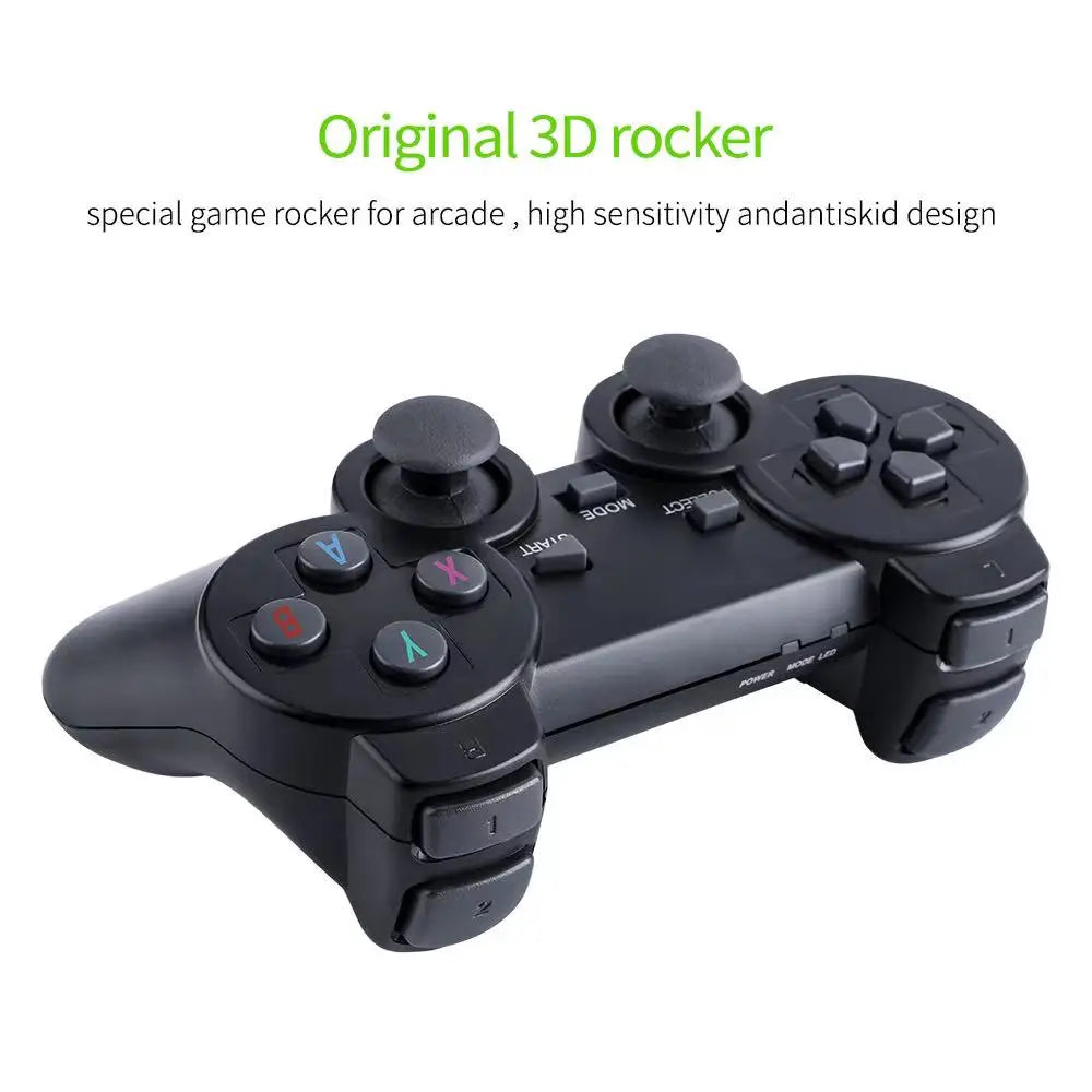 NEW Video Game Console 2.4G Double Wireless Controller Game Stick 4K 20000 games 64GB 32GB Retro games For TV boy gift