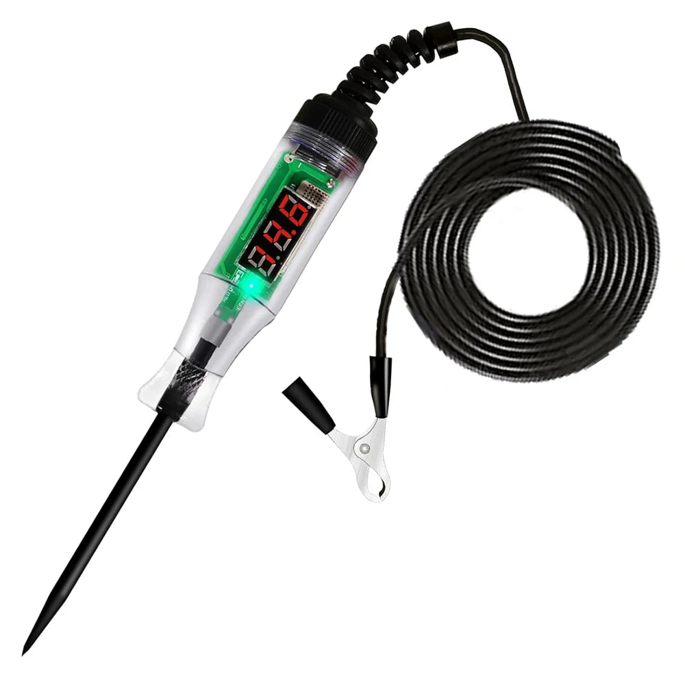 Car Truck Voltage Circuit Tester Auto 6V 24V Tools Car Diagnostic Probe Test Pen Light Bulb Electric Measuring Pen Tools