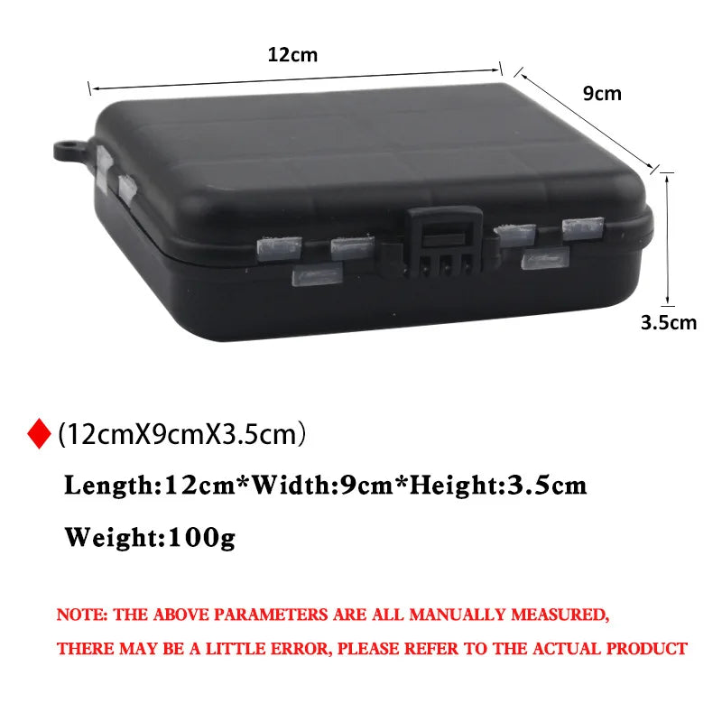 Mini Plastic Storage Case Large Capacity Flying Fishing Tackle Box For Carp Spoon Hook Fake Bait Box Fishing Accessories Tool