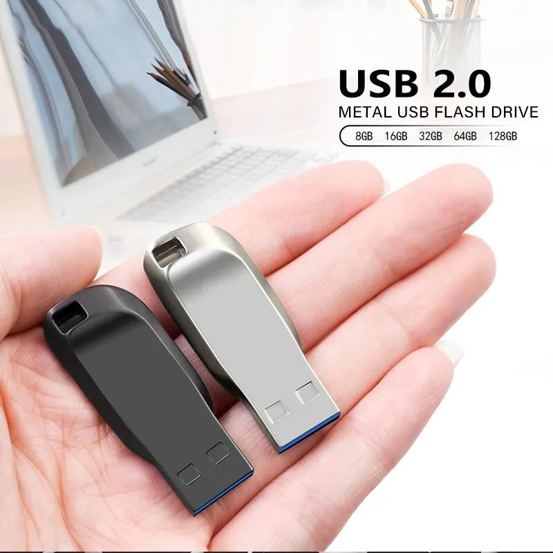 Clearance_NEW USB Flash Drive 2.0 High Speed 128GB 64GB 32GB 16GB 8GB Cle USB 2.0 Flash Pendrive 64GB 128GB Metal 2.0 Stick Pen