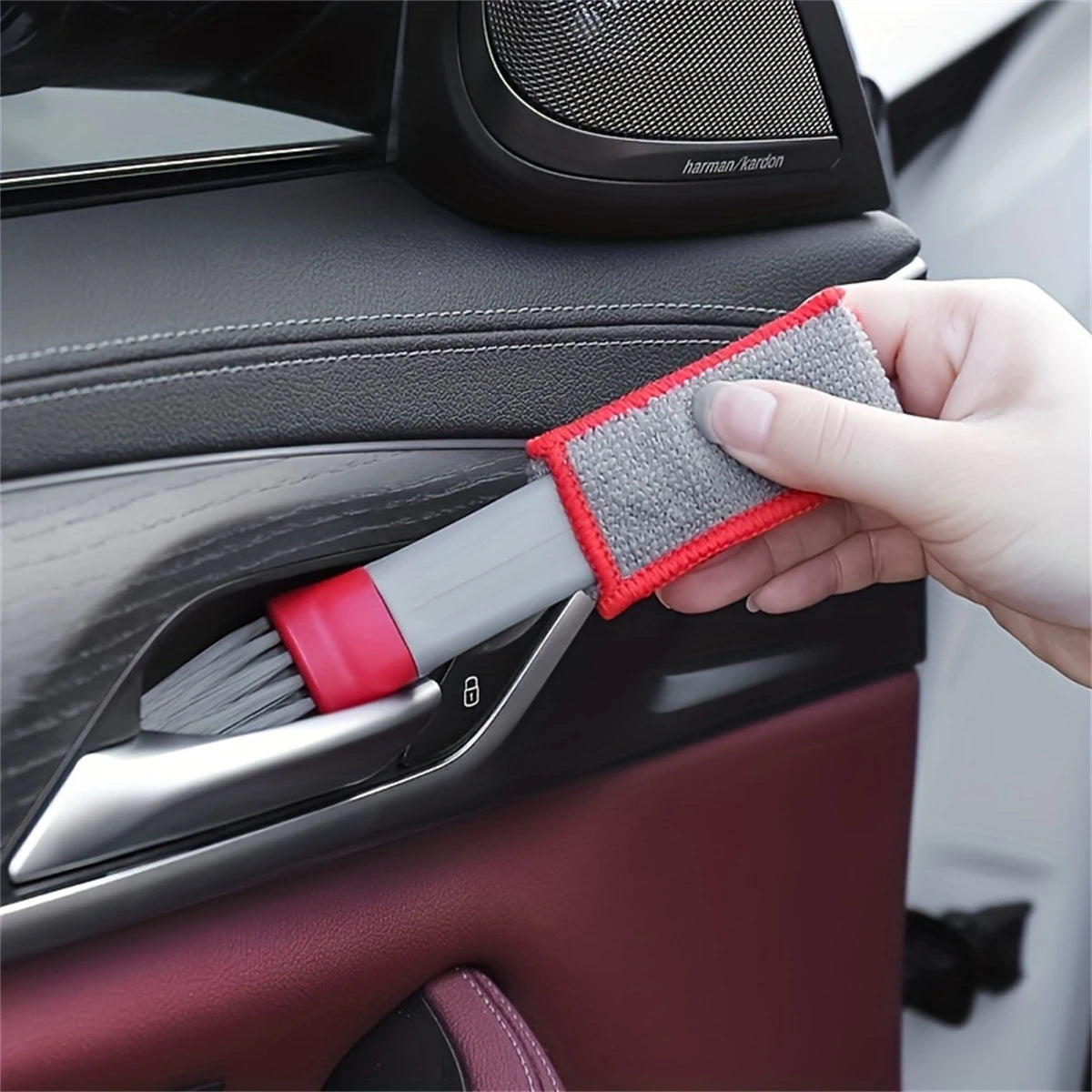 Car Cleaning Brush Air Conditioner Outlet Cleaning Tool Multi-purpose Dust Brush Interior Multi-purpose Brush Auto Accessories