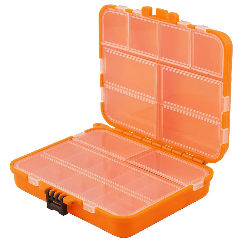 Mini Plastic Storage Case Large Capacity Flying Fishing Tackle Box For Carp Spoon Hook Fake Bait Box Fishing Accessories Tool