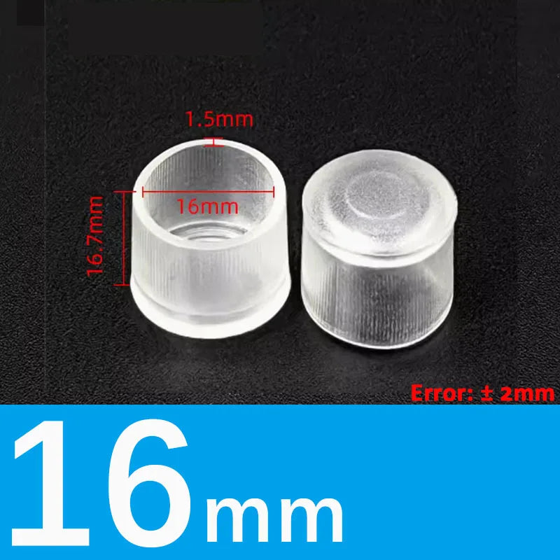 2-10 Pcs Transparent Round Non-slip Furniture Covers Chair Leg Caps Rubber Feet Protector Pads Leveling Feet Decor Dia 16mm-30mm