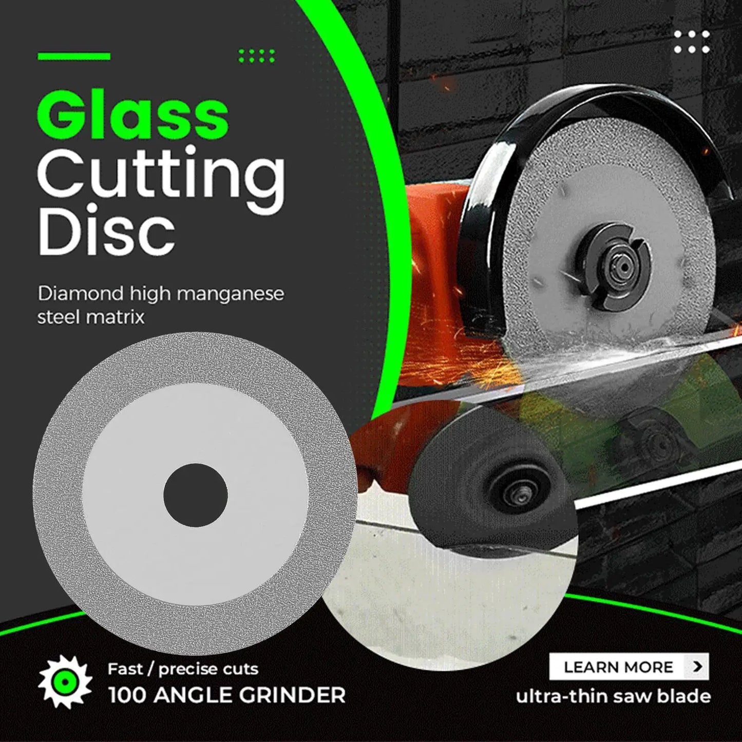 Glass Cutting Disc Blade 100mm Diamond Cutting Disc Marble Saw Blade Ceramic Tile Jade Special Cutting Blade Dropshipping