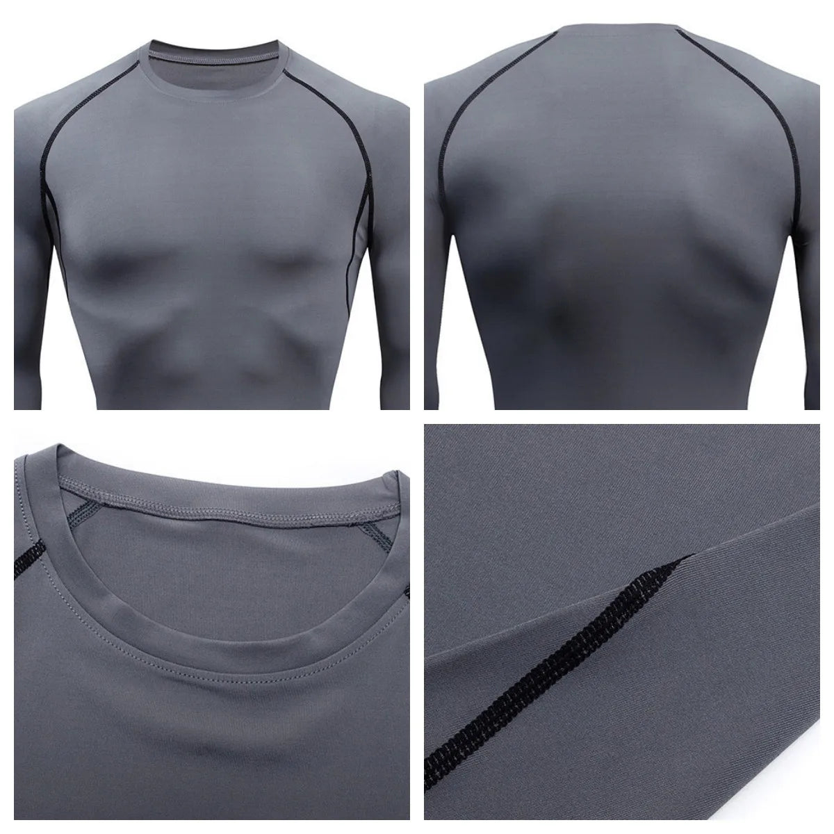 Dry Fit Men'S High Quality MMA Fitness Gym Sports T-Shirt Jogging Running Shirt Compression Breathable Rashguard Comprehensive