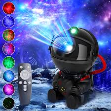 Astronaut Star Projector Galaxy Night Light Space Projector Starry Nebula Ceiling LED Lamp for Bedroom Home Decorative Kids Gift