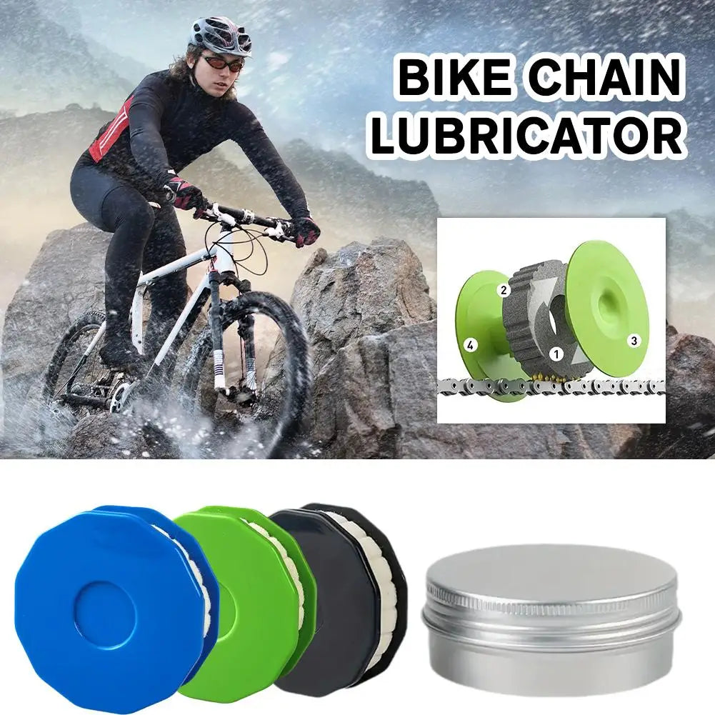 1PCS Bicycle Chain Lubricator Bike Chains Oil Roller Cleaning Bicycle Maintenance Tool Portable Bike Cycling Accessories