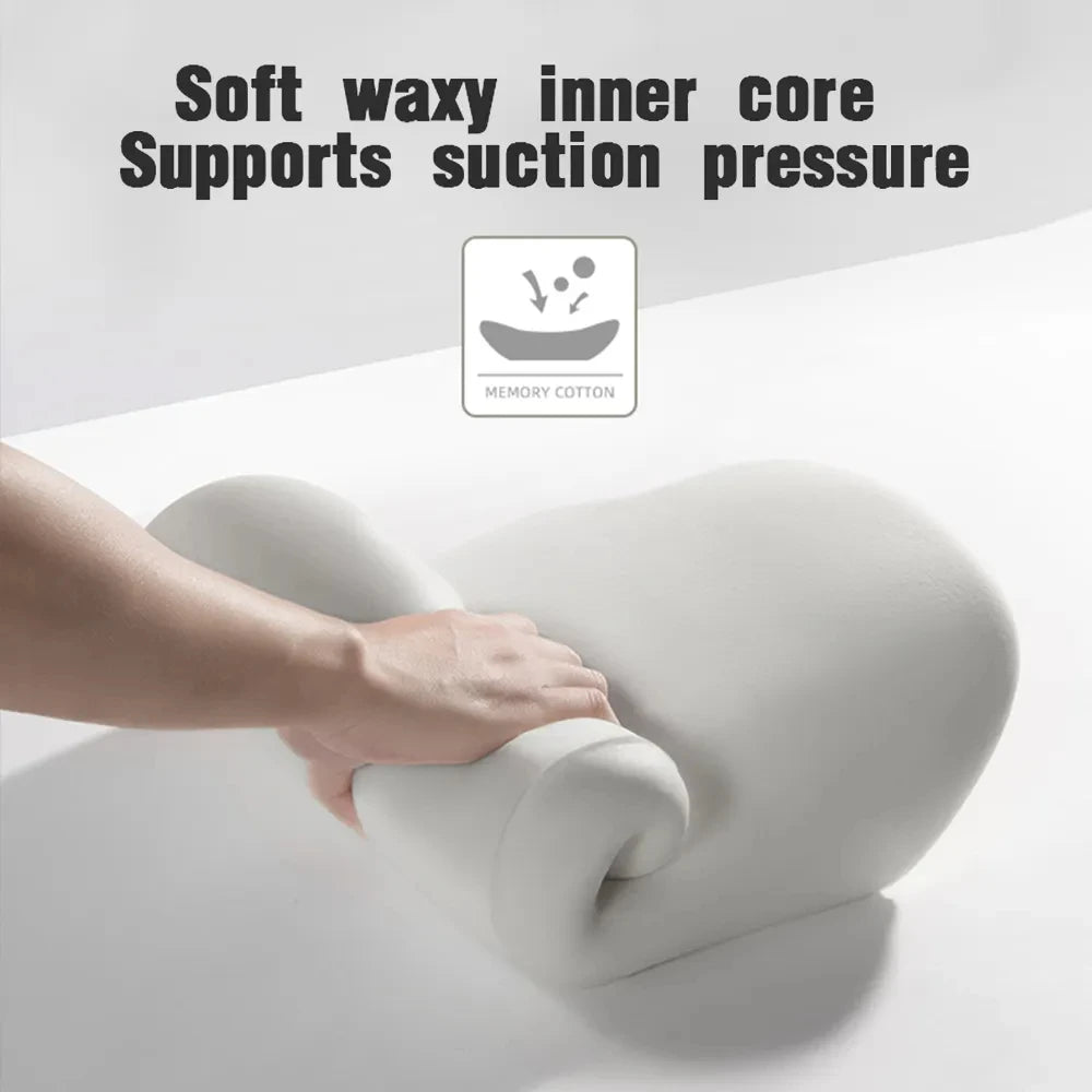 Car Headrest Lumbar Memory Foam Cervical Lumbar Support Universal Auto Headrest Backrest Pillow Office Car Interior Accessories