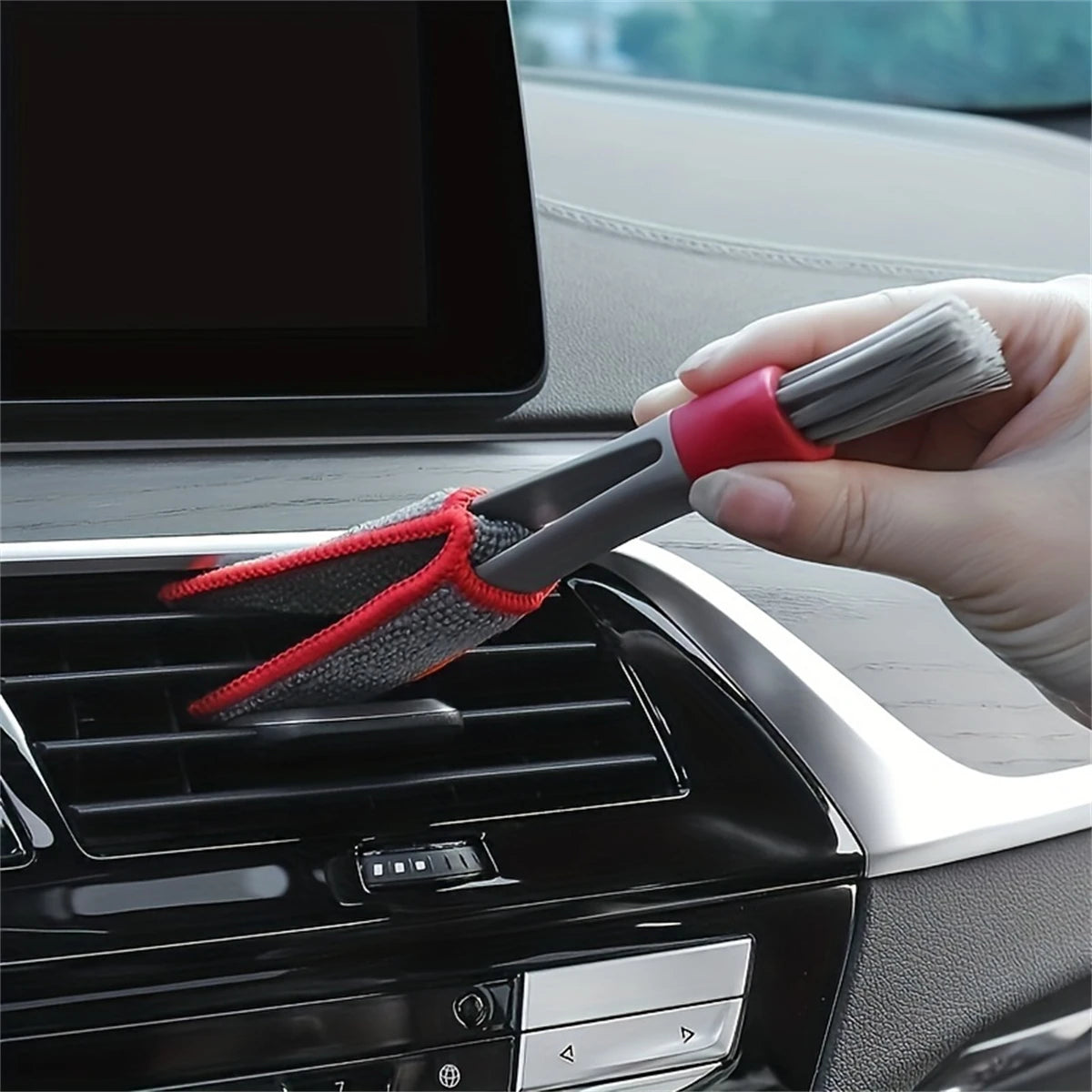 Car Cleaning Brush Air Conditioner Outlet Cleaning Tool Multi-purpose Dust Brush Interior Multi-purpose Brush Auto Accessories