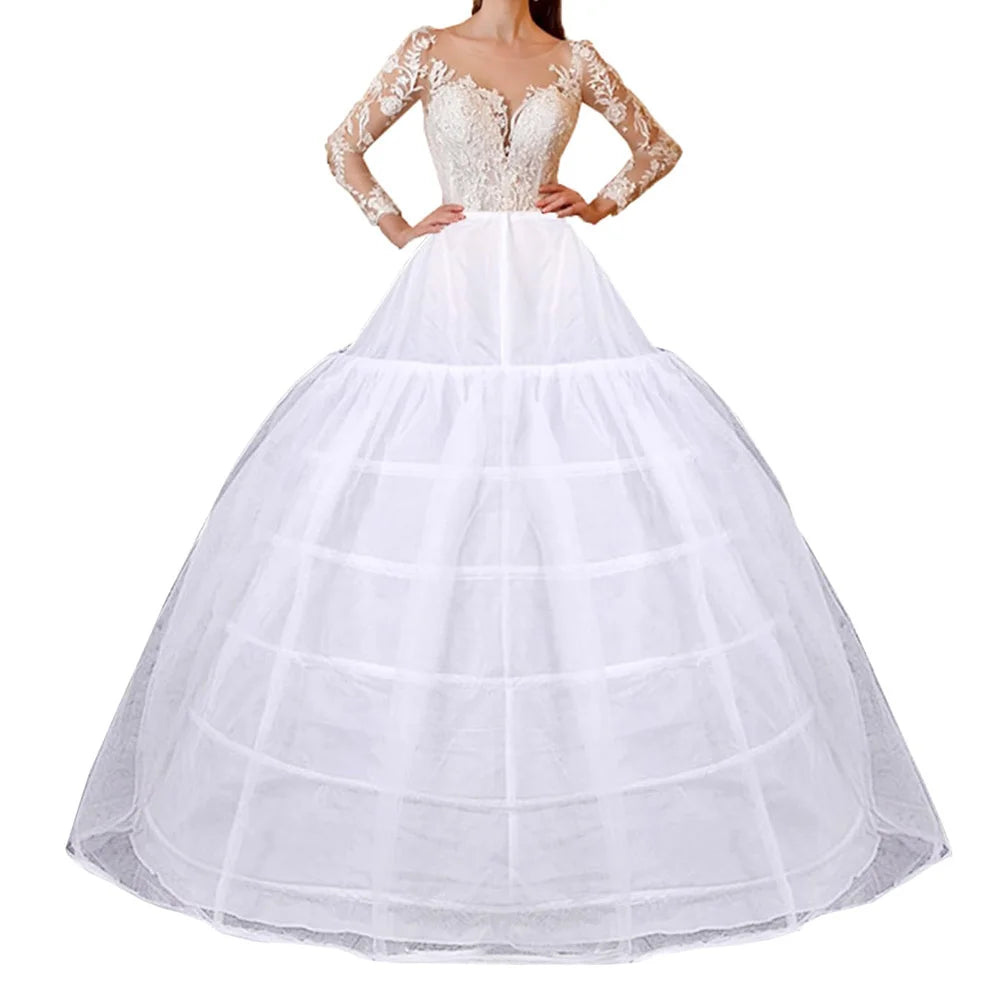 Bridal Wedding Petticoat Underskirt Ball Gown Crinoline Slip Underskirt Bridae Prom Dress Petticoats