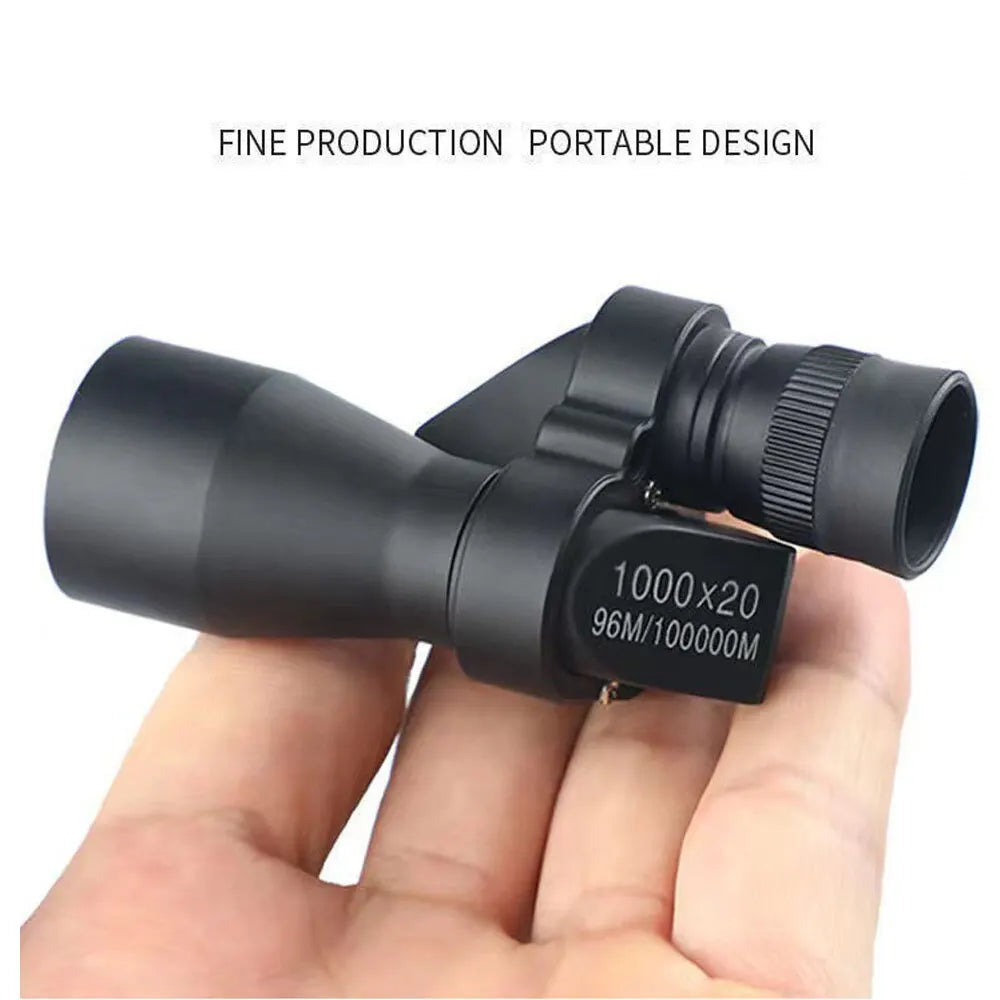 Portable HD Mini Pocket Monocular Telescope High Magnification Zoom Outdoor Fishing Telescope for Hunting Camping Mountaineering