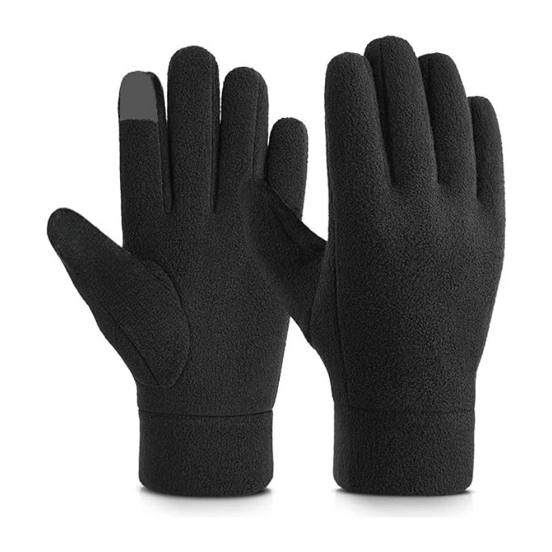 Warm Winter Gloves Polar Fleece Cold Weather Gloves Touch Screen Women and Men Thermal Gloves for Running Hiking