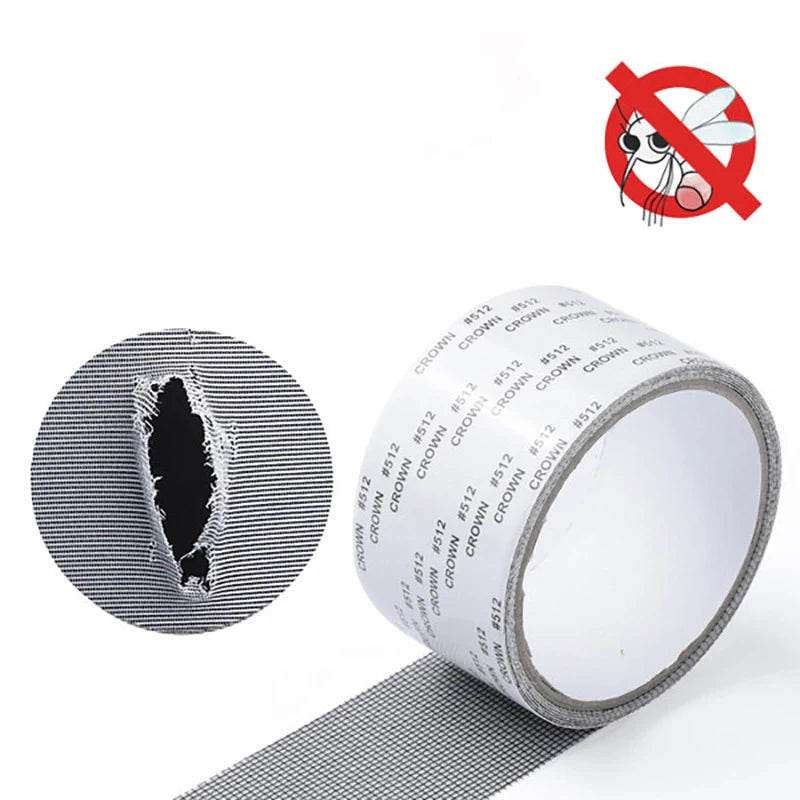 Self-adhesive Window Screen Mosquito Net Repair Tape Window Screen Mesh Sticker Anti-mosquito Window Door Repair Subsidy Tape