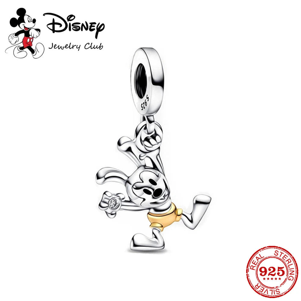 Disney Minnie Mouse Rocket Raccoon Charms Pendant Fit Pandora Charms Silver 925 Original Bracelet Beads Charm for Jewelry Gift