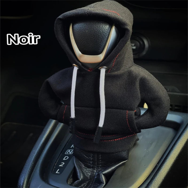 Gear Shift Mini Hoodie Cover Shift Cover Gear Handle Decoration Fits Manual Automatic Universal Car Shift Lever Interior Decor