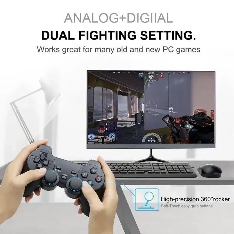 1PC/2 PCS 2.4Ghz Wireless Gamepad for Game Controller USB Joystick For PC Android TV Controle for PC BOX GAME BOX