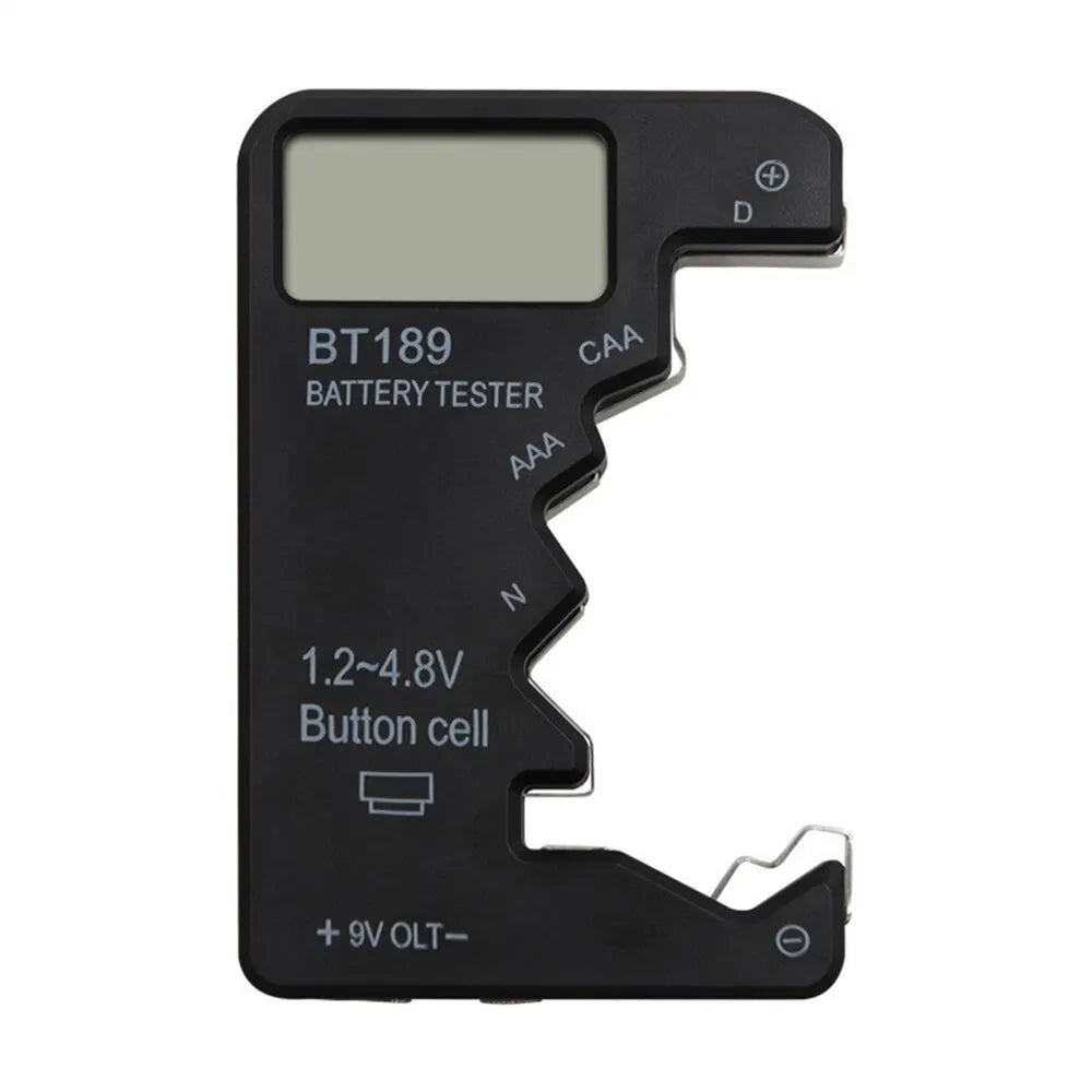 BT189 Ultra-small Battery Tester 9V AAAAA Button Cell Universal Household LCD Digital Display Battery Tester Power Bank Detector