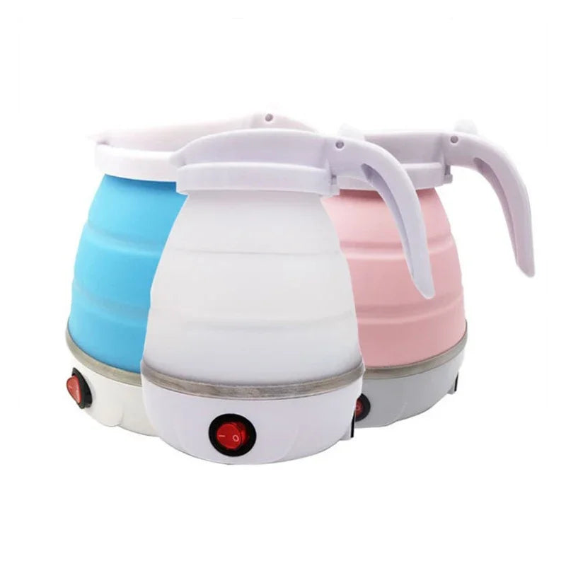 Foldable Portable Teapot Water Heater 600ml 110V 220V Electric Kettle For Travel Home Tea Pot Water Kettle Free Shipping