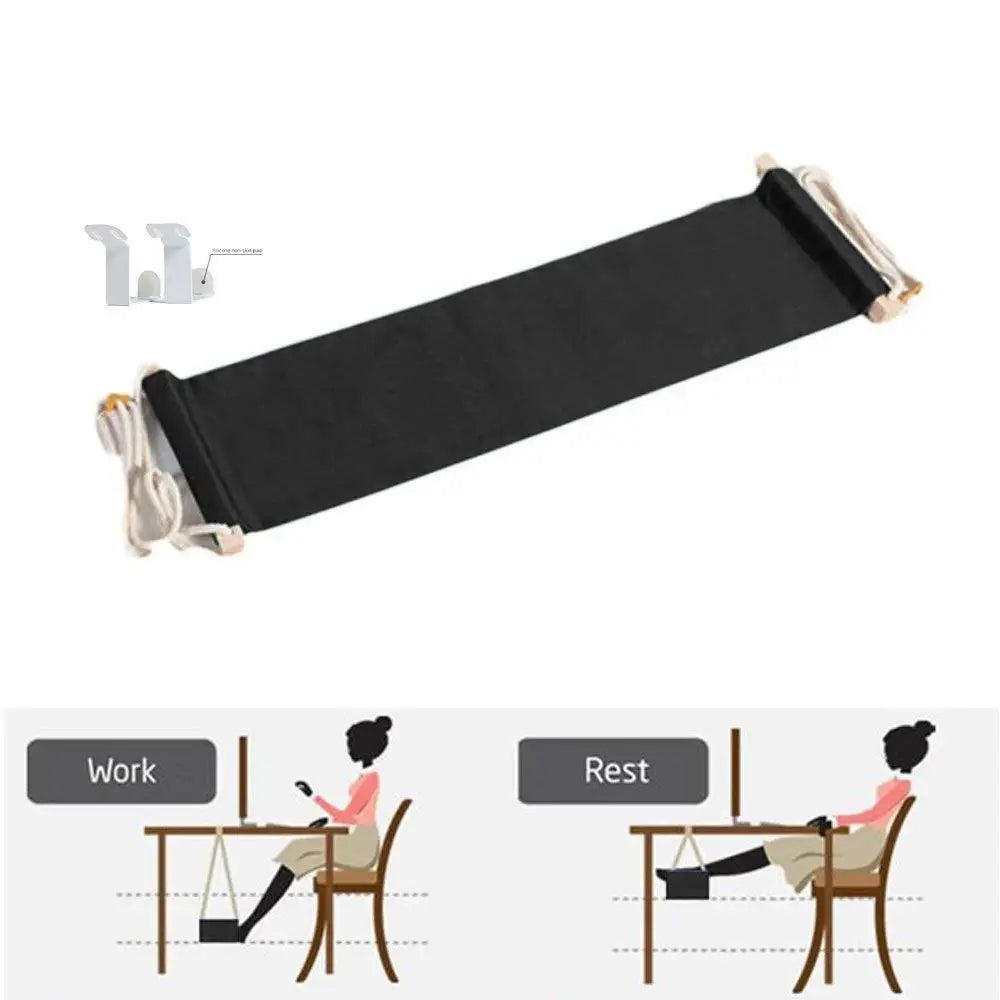 Portable Foot Hammock Lazy Casual Desk Rest Foot Put Feet Swing Footrest Outdoor Rest Office Tables Leisure Home Garden Camping