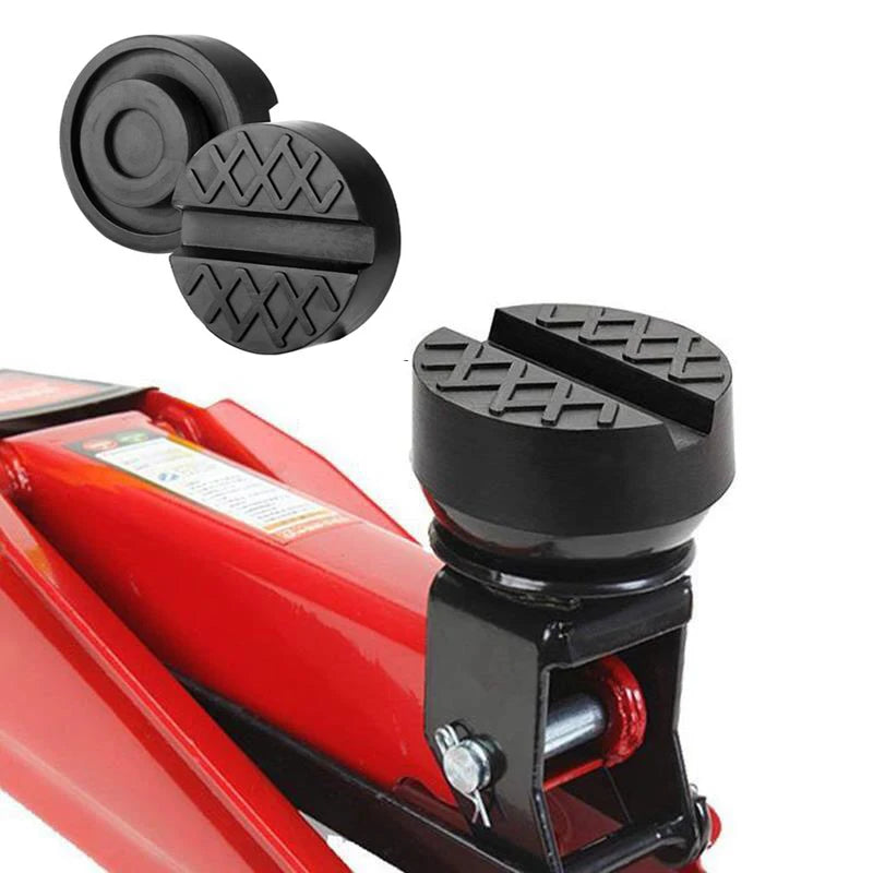 Car Jacks Hydraulic Lift Rubber Wheel Dolly Anti-slip Rail Adapter Support Block For Bridge Mechanic's Workshop Tools Kit Pads