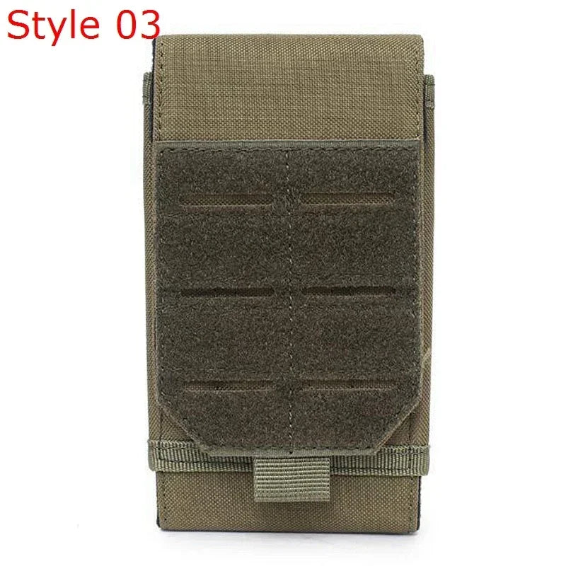 Molle waist bag, men's mobile phone bag, camping EDC bag