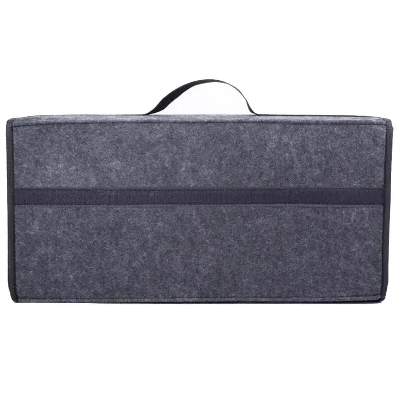 Large Anti Slip Compartment Boot Storage Organizer Tool Car Storage Bag Car Trunk Organizer Soft Felt Storage Box Accessories