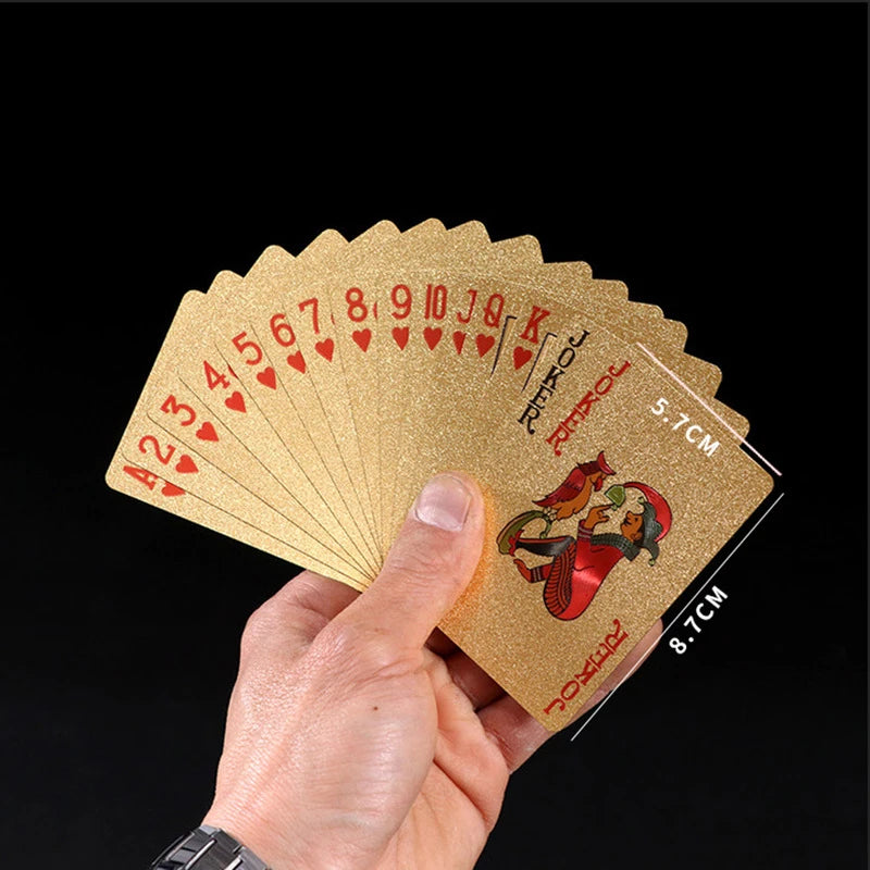 Black Gold Poker game card set waterproof poker set Magic Dmagic packaging board game gift collection