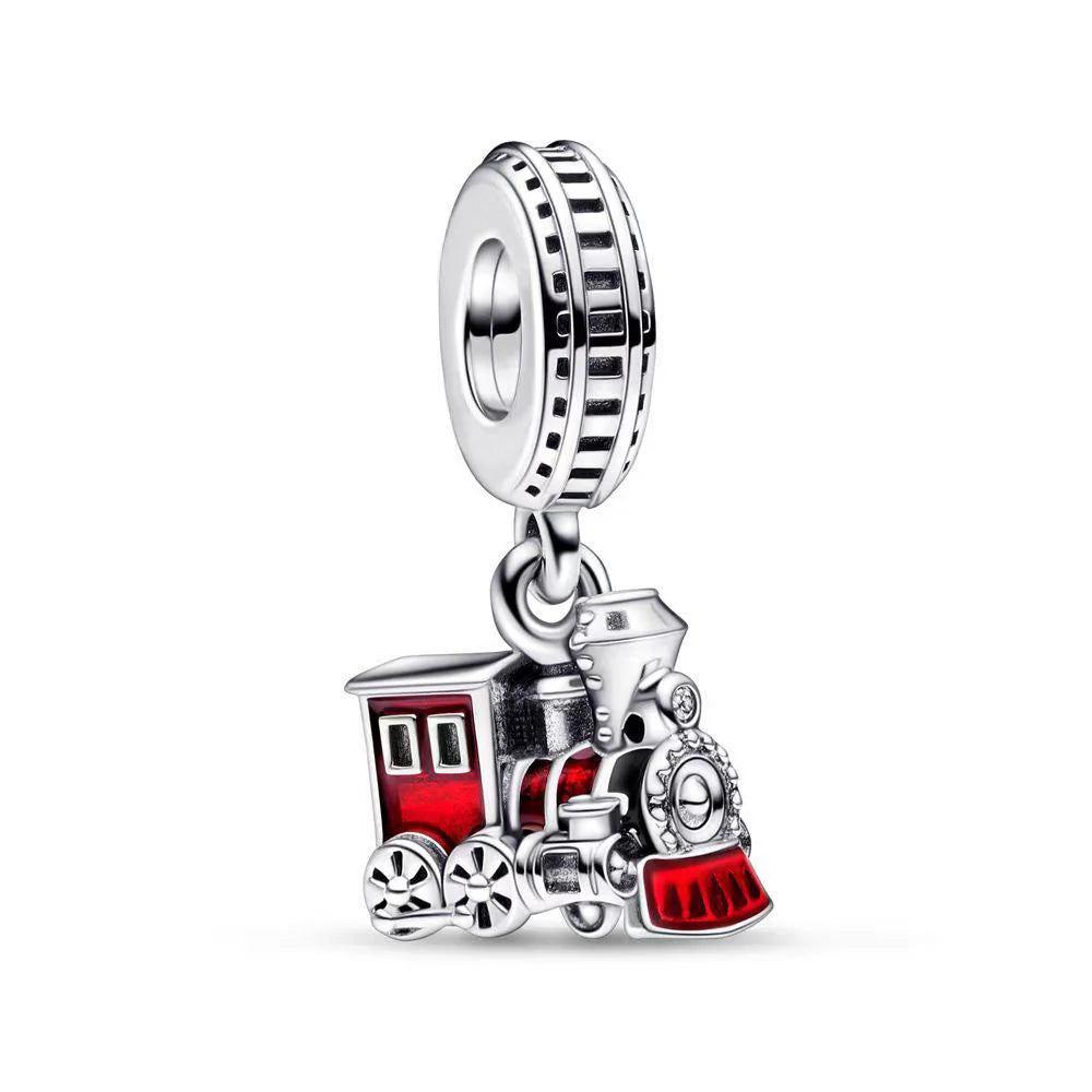 925 Sterling Silver Collection Minnie Safty chain Alice Stitch Charm Beads Suitable For Pandora Bracelets Jewelry Making