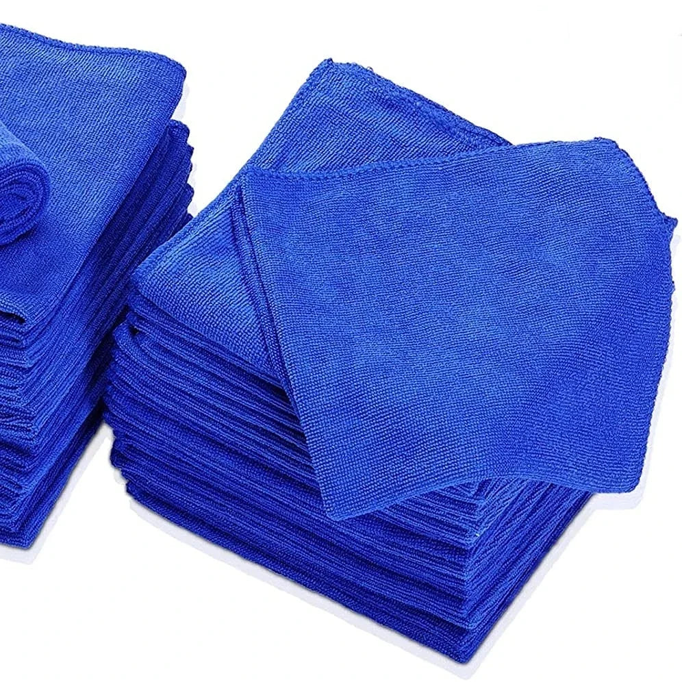 20Pcs Car Wash Microfiber Towels Auto Wash Drying Cloth Hemming Towel Car Care Cloth Detailing Polishing Towel Car Cleaning Tool