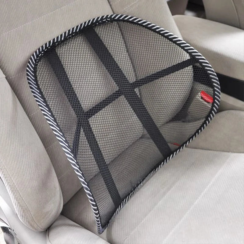 Car Seat Chair Back Cushion Mesh Lumbar Back Brace Car Seat Chair Cushion Massage Back Cushion Pad Support Home Office