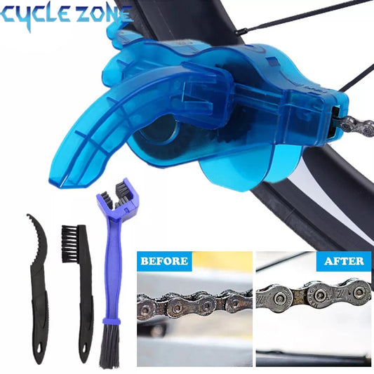 Bicycle Chain Clean Brush Cleaner Bicycle Chains Gear Grunge Brush Cleaner Bike Wash Tool Set Bicycle Repair Tools