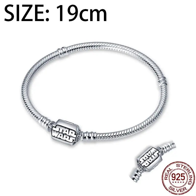 New Charm plata de ley 925 Silver Disney Star Warsries Mandalorian Helmet Charm Bead Fit Original brand bracelet Birthday Gift