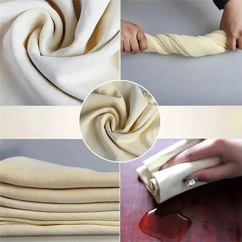 Double Layered Suede Car Towel Suede Car Towel Car Beauty Towel Thickened Absorbent Household Car Wash Scratch Free Wiping